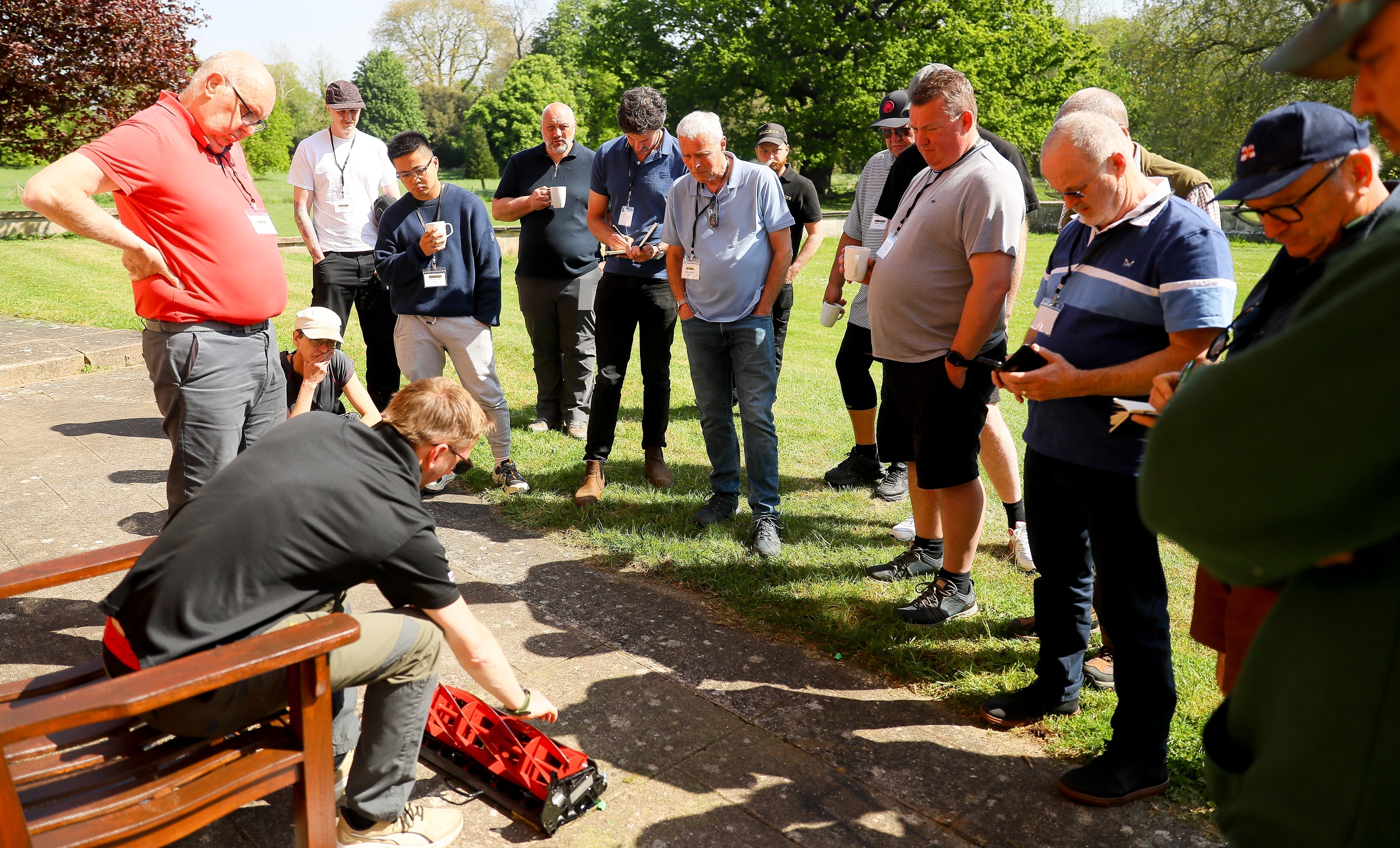 Lawn Enthusiasts Unite at Buckden Towers – A Glorious Day at the Allett Lawn Academy