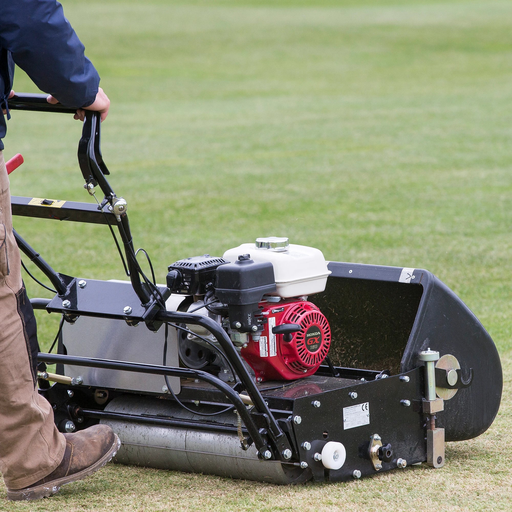 Allett C24 Cylinder Mower (Power-unit with Grassbox)