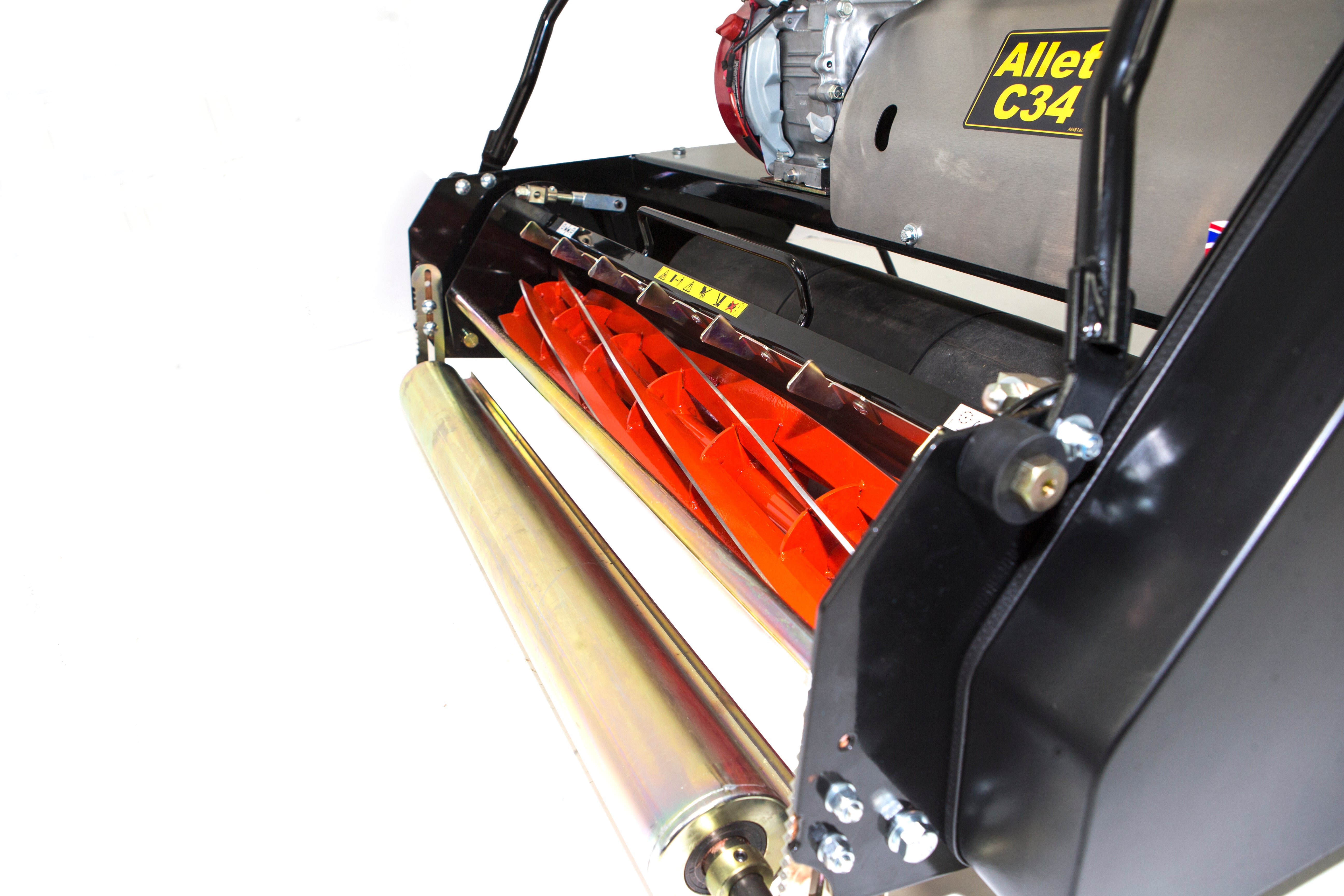 Allett C34 Cylinder Mower (Power-unit with Grassbox)