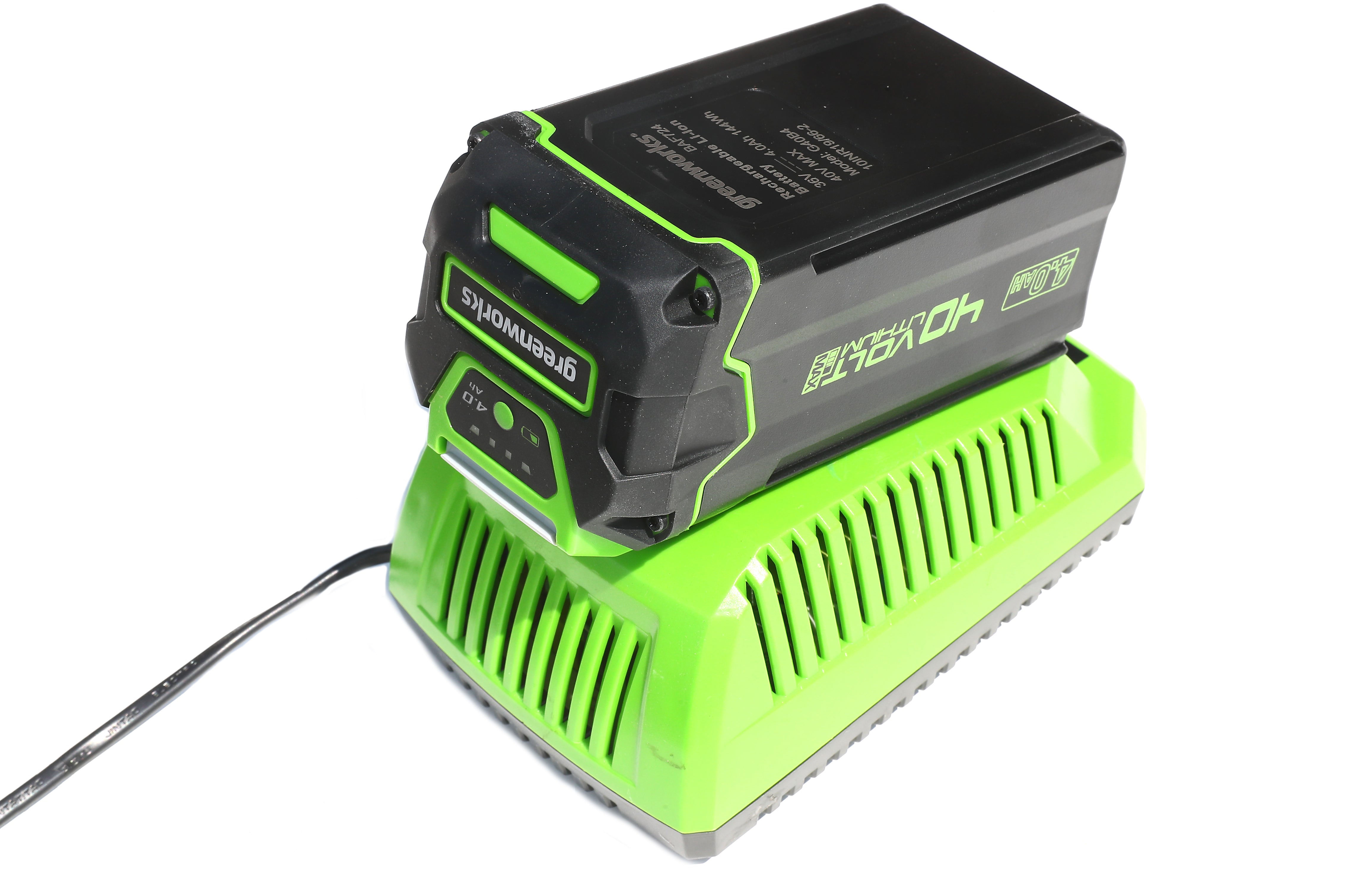 40v Greenworks Battery and Charger