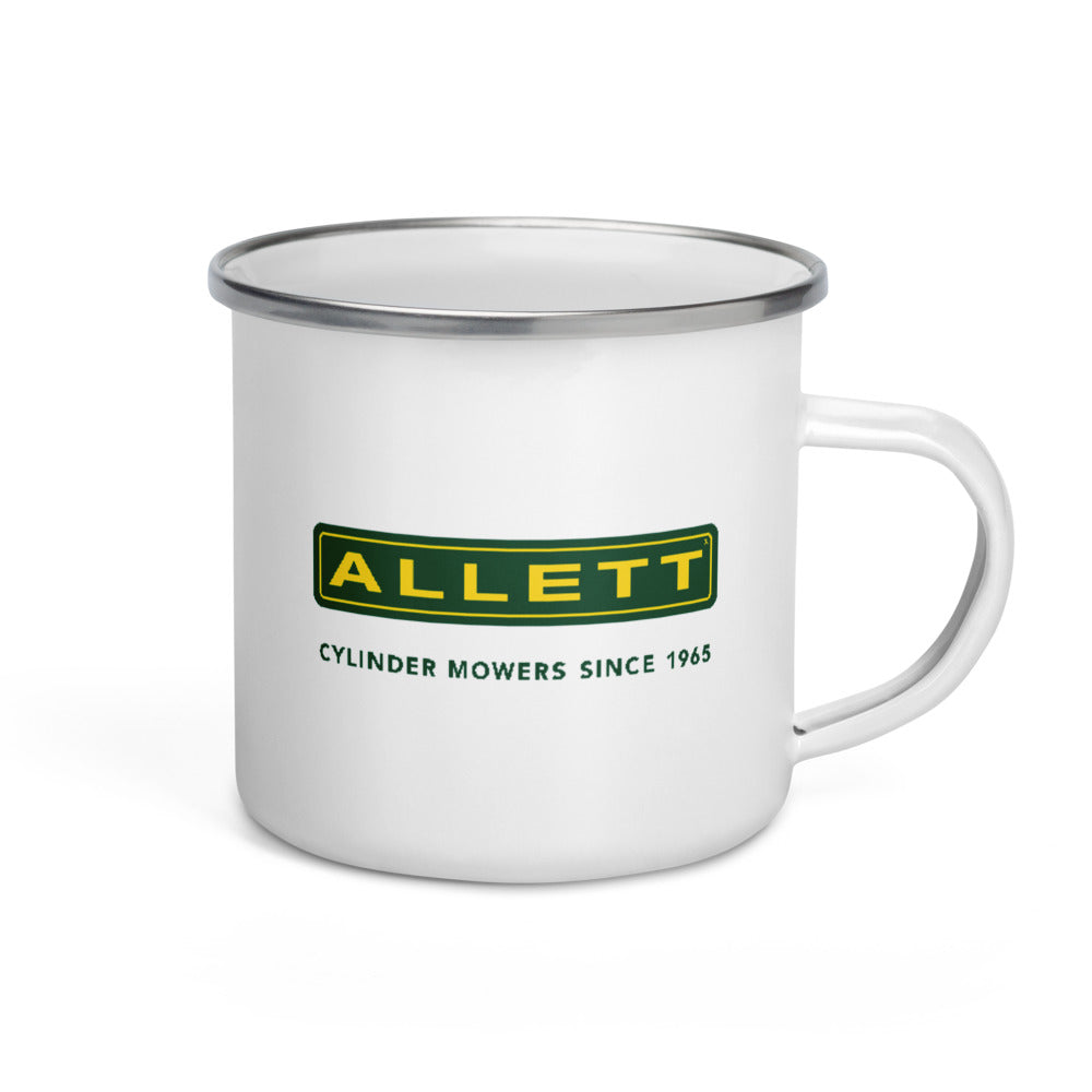 Allett Cylinder Mowers Since 1965 Enamel Mug