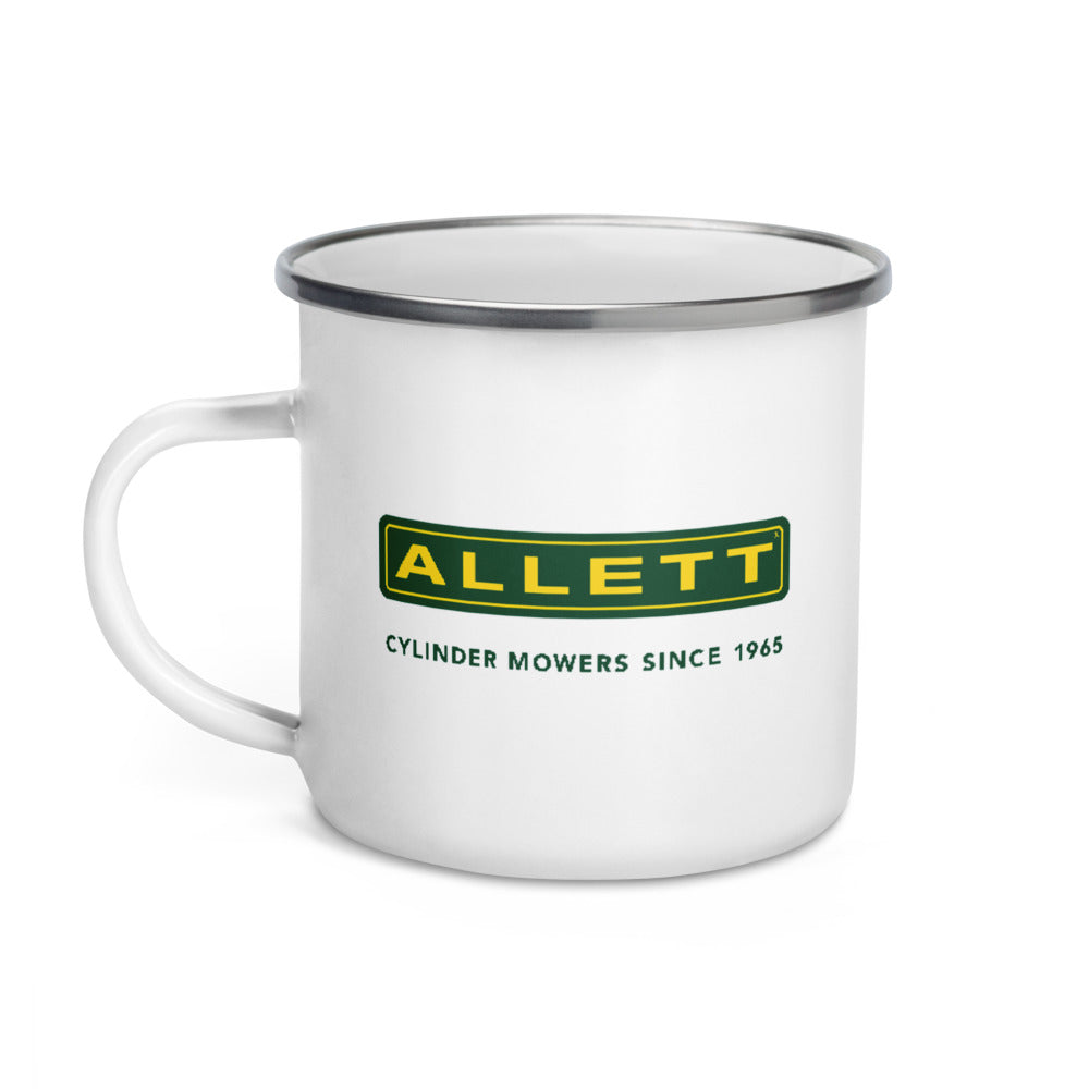 Allett Cylinder Mowers Since 1965 Enamel Mug