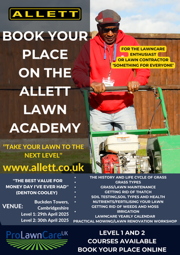 Allett Launch 2025 Lawn Academy Courses at Buckden Towers- The Must Attend Lawncare Course In The UK