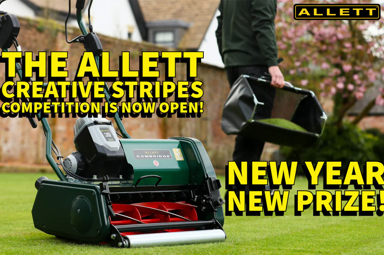 Allett Launch 2025 Allett Creative Lawn Stripes Competition With An Allett Cambridge 43 As The Prize