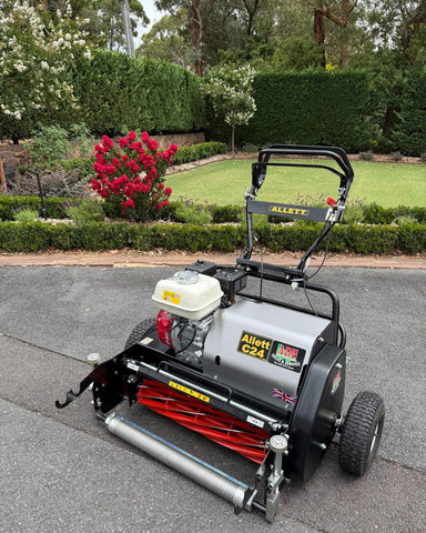 Allett C24 Cylinder Mower (Power-unit with Grassbox)