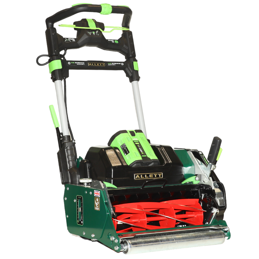 Allett electric discount cylinder mower