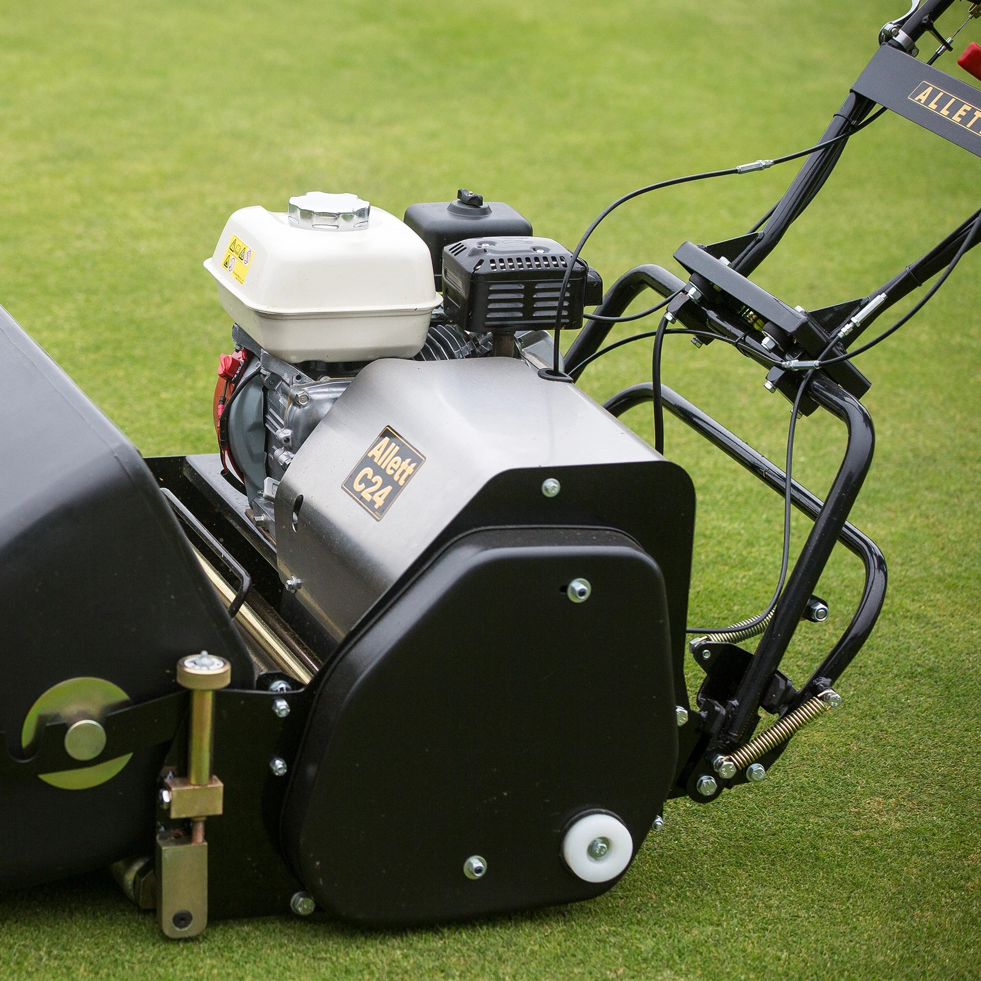 Allett C24 Cylinder Mower (Power-unit with Grassbox)