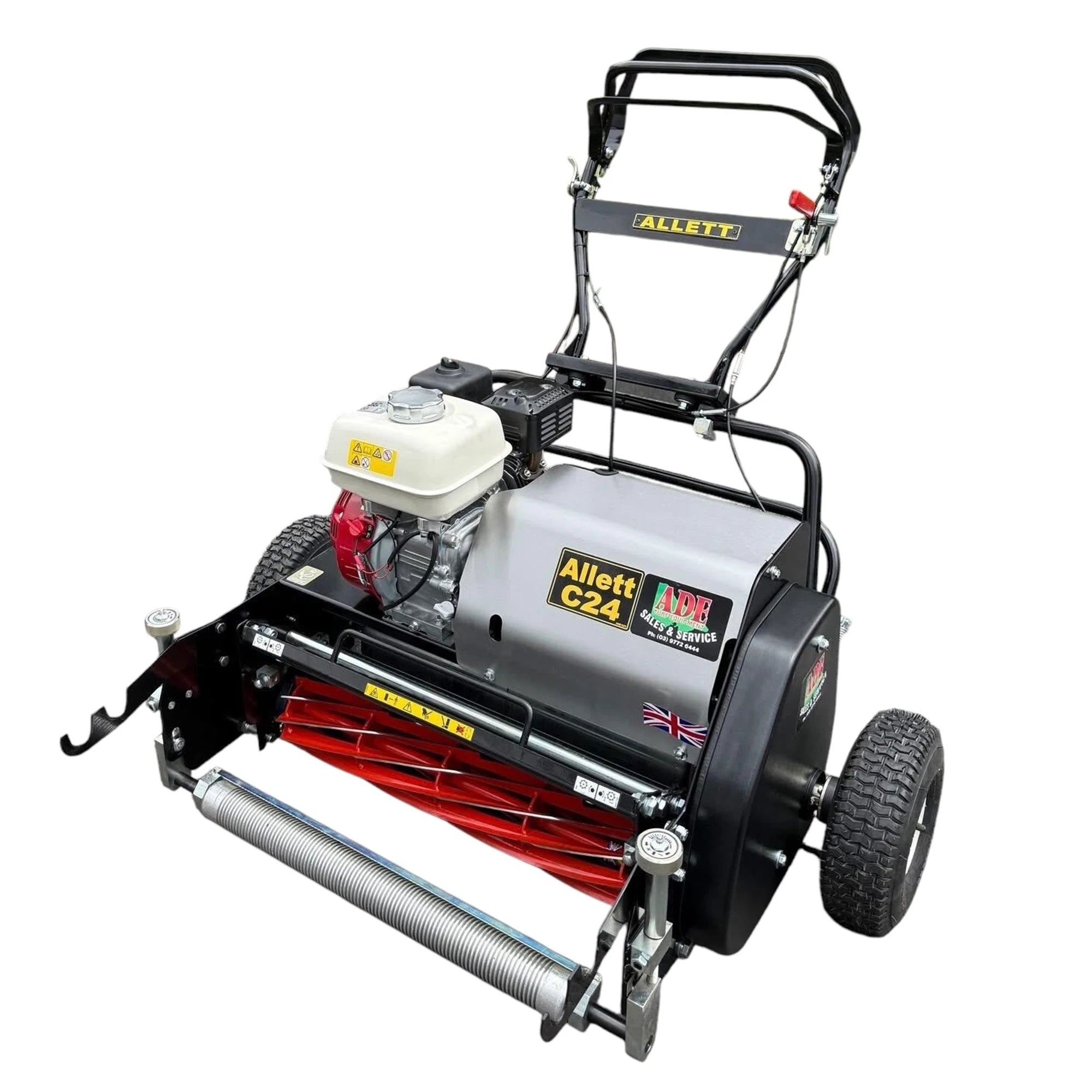 Allett C24 Cylinder Mower (Power-unit with Grassbox)