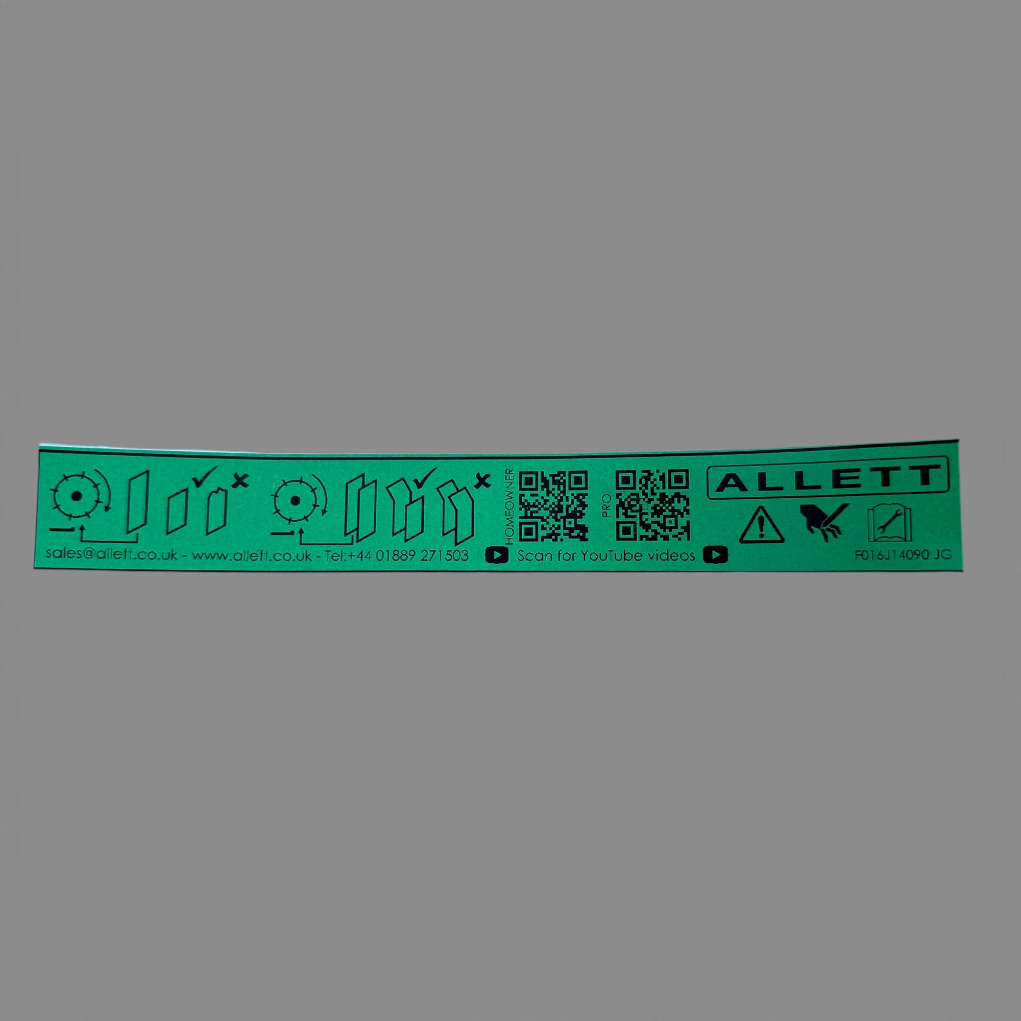 Allett Cylinder Setting Strips