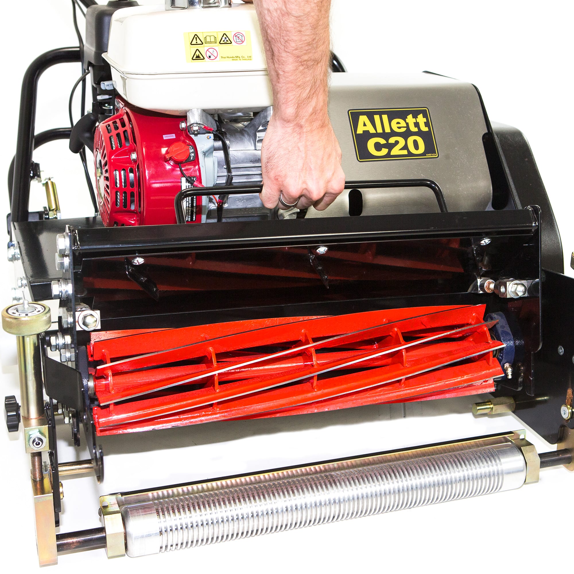 Allett C20 Cylinder Mower (Power-unit with Grassbox)
