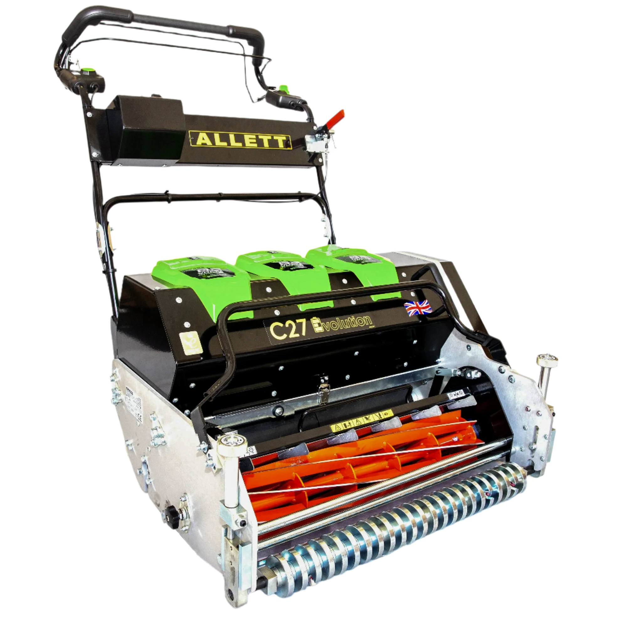 Allett C27E/2 Evolution Cylinder Mower (Power-unit with Grassbox)