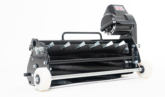 Allett Omnia Lawn Brush Head for professional turf grooming and debris removal