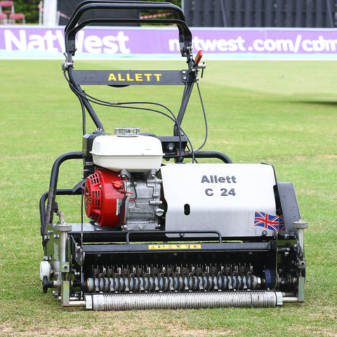 Allett C24 Cylinder Mower (Power-unit with Grassbox)