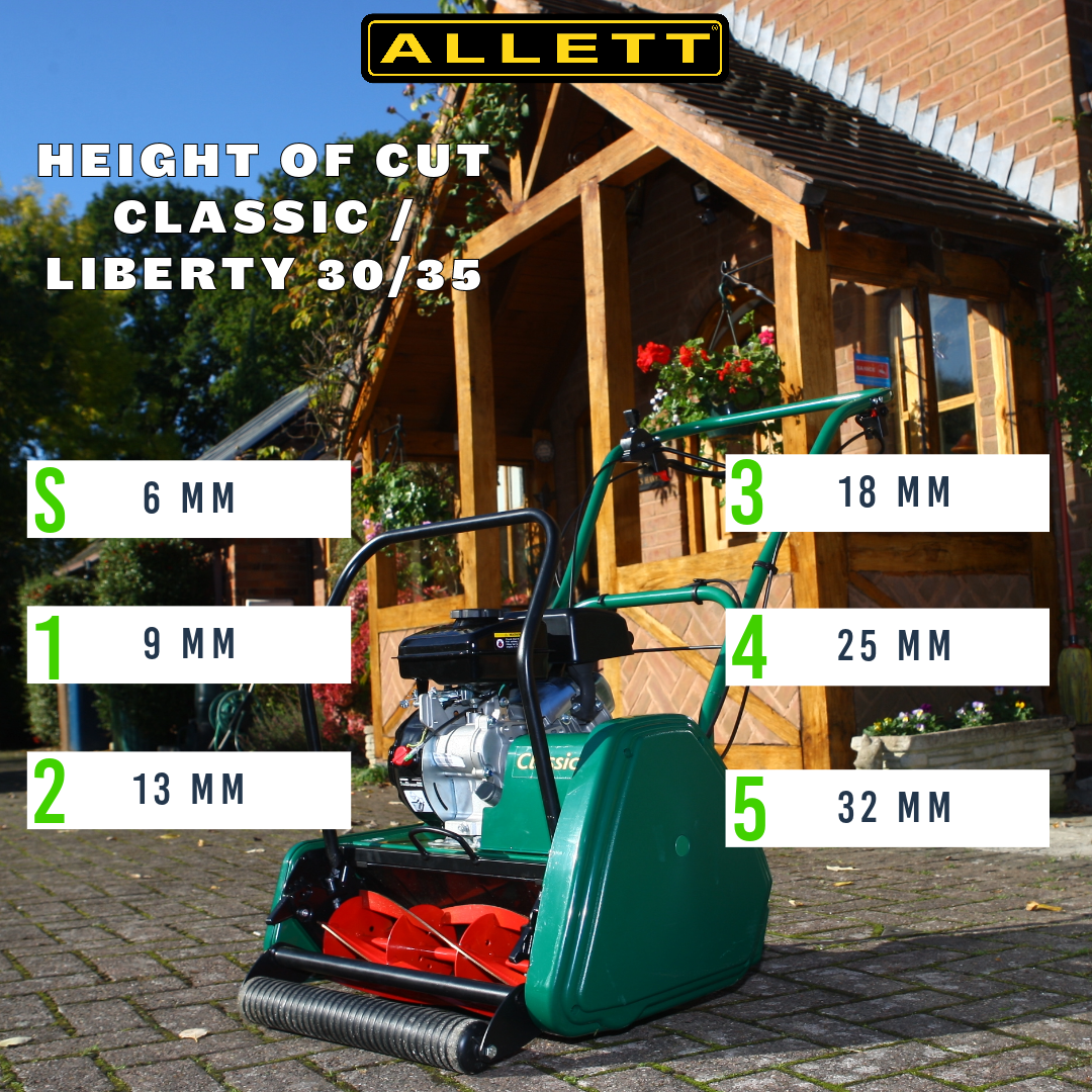 Allett classic 17l petrol cylinder deals mower