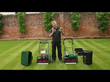 Load and play video in Gallery viewer, Allett Kensington 17 Petrol Cylinder Mower (Honda or Briggs Engine)
