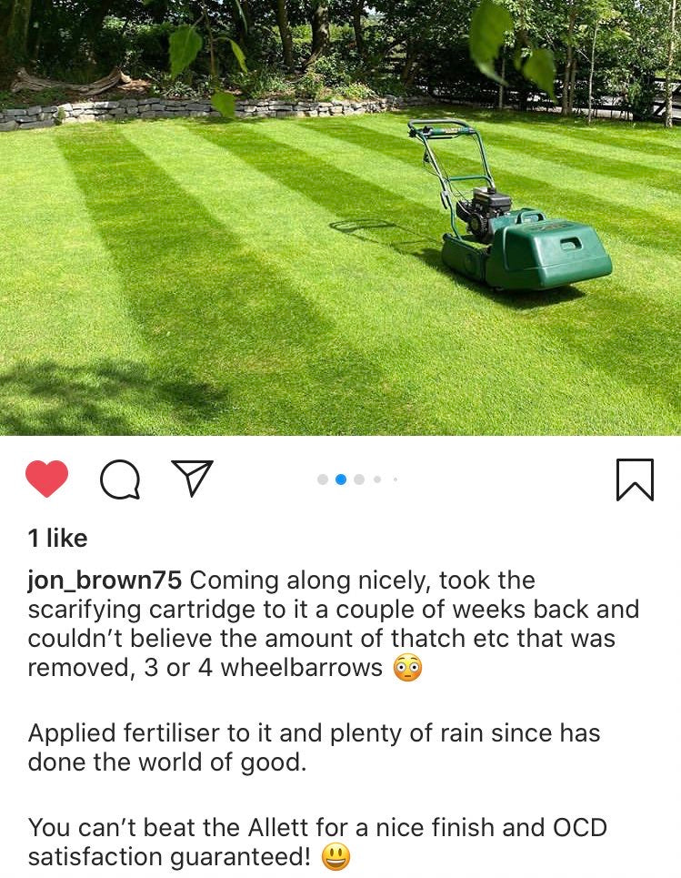 Allett QC20SC 20" Scarifier Quick Change Cartridge