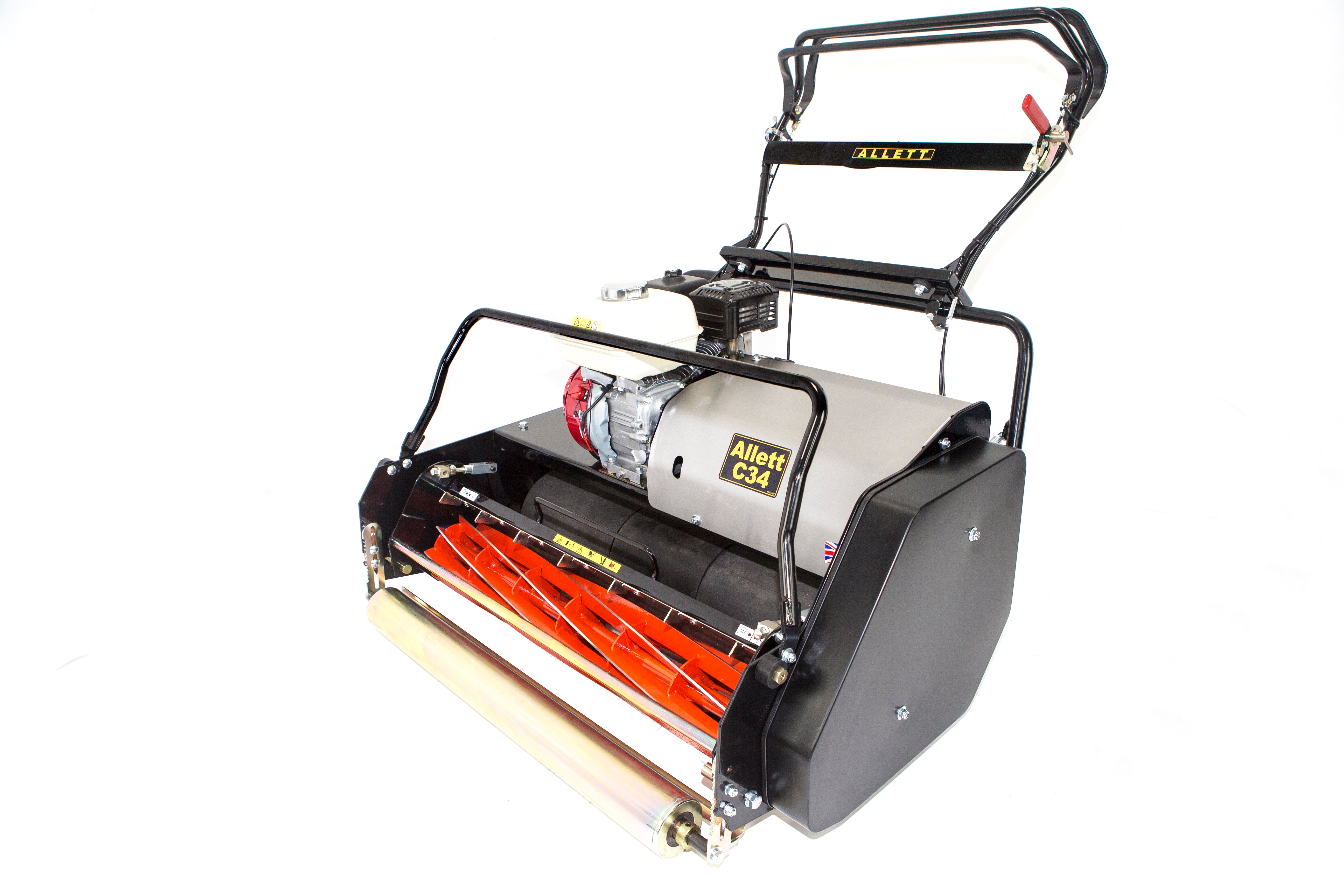 Allett C34 Cylinder Mower (Power-unit with Grassbox)