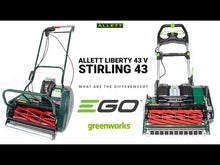 Load and play video in Gallery viewer, Allett Liberty 43 Battery Cylinder Mower
