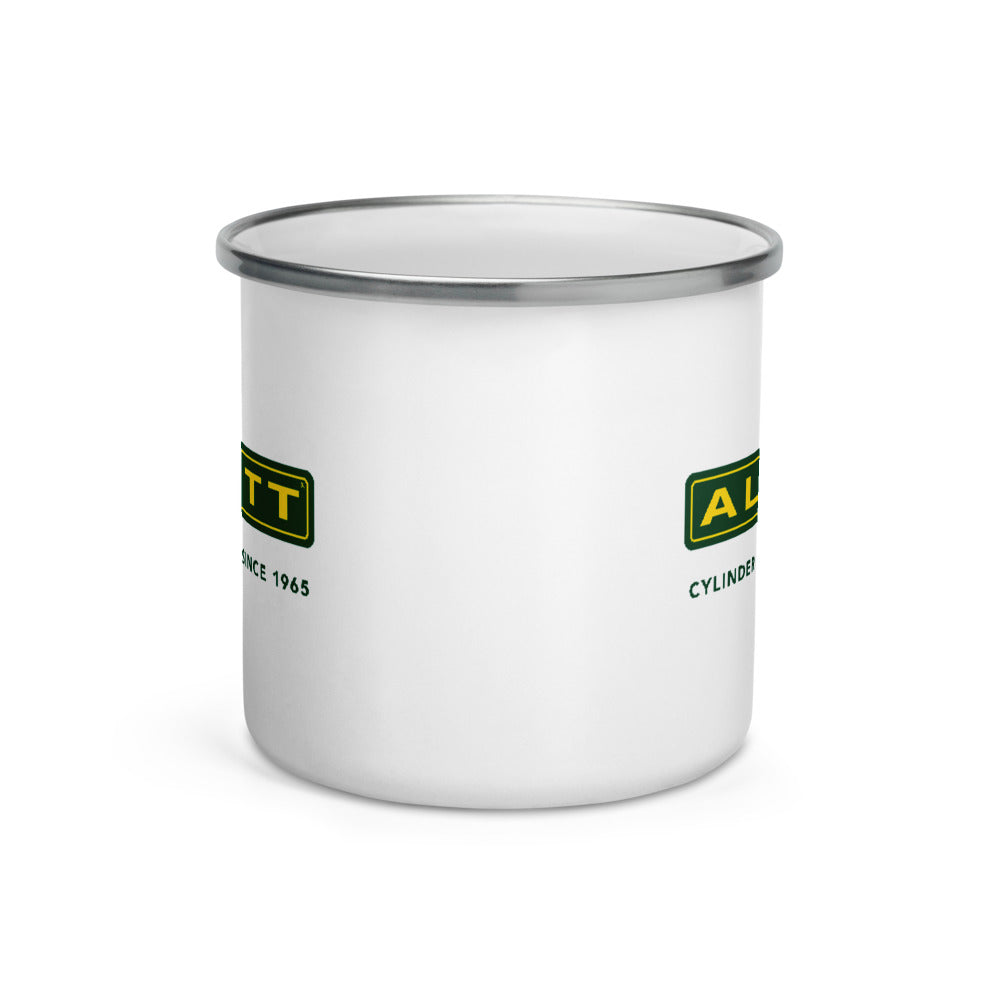 Allett Cylinder Mowers Since 1965 Enamel Mug