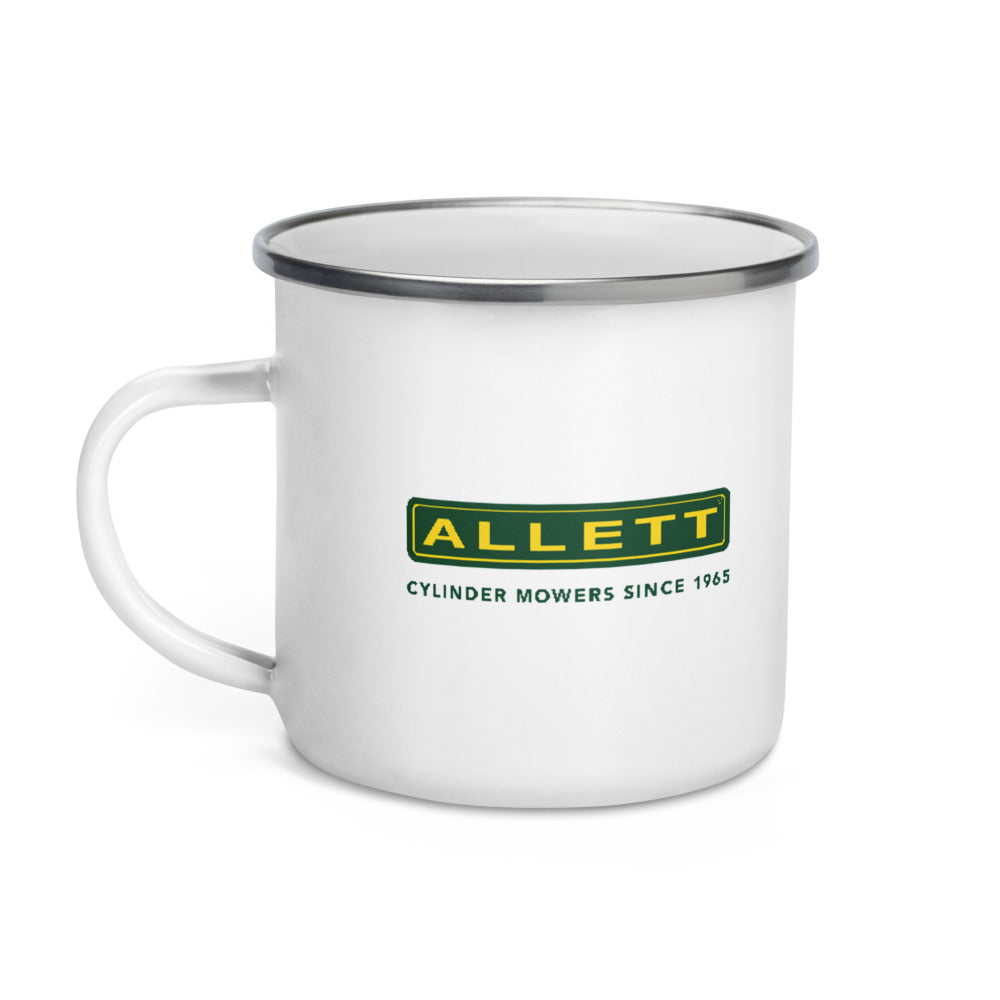 Allett Cylinder Mowers Since 1965 Enamel Mug