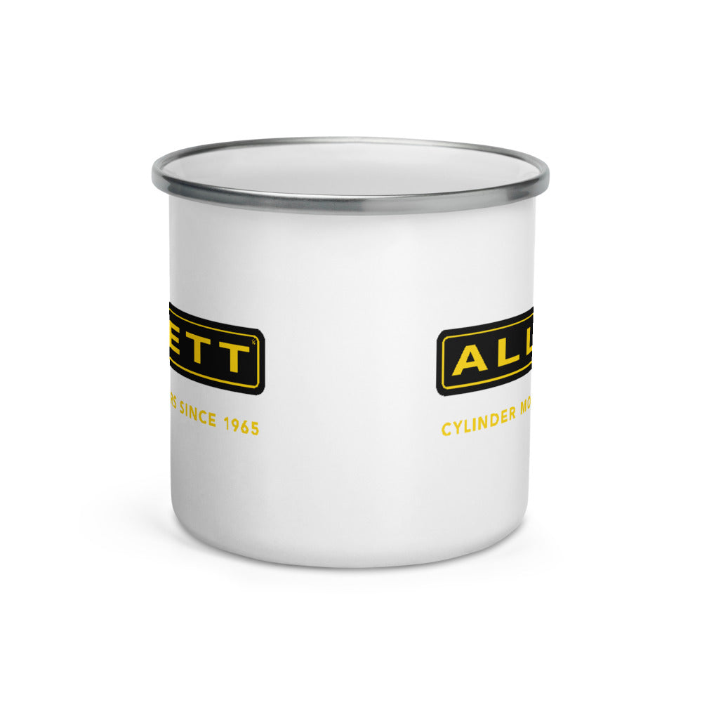 Allett Pro Cylinder Mowers Since 1965 Enamel Mug