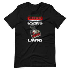 Allett Warning May Spontaneously Talk About Lawns Pro T-Shirt